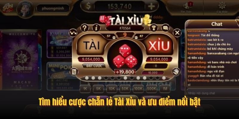 Cược cơ bản trong game Tài Xỉu