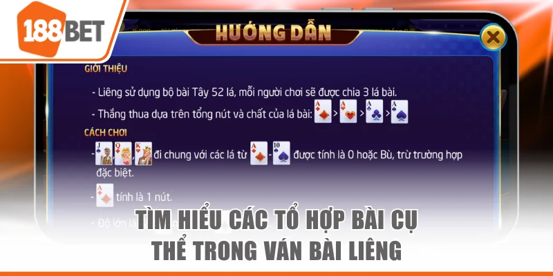 Tìm hiểu các tổ hợp bài cụ thể trong ván bài Liêng