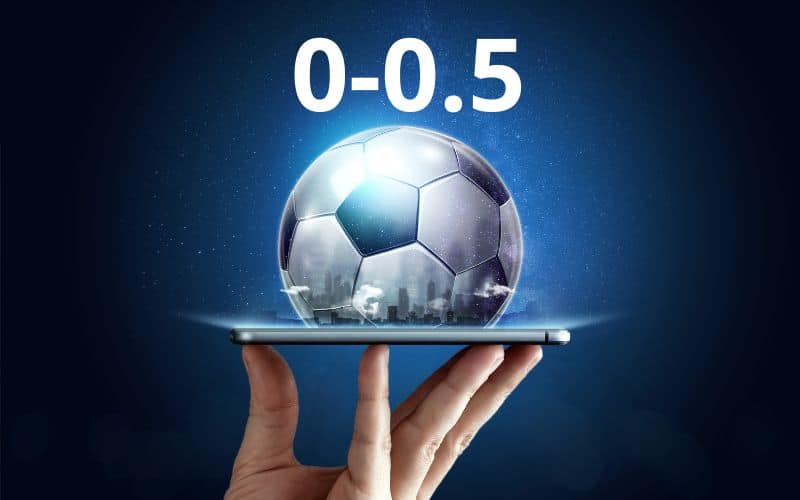 Khái niệm cược chấp 0.5/1 là gì