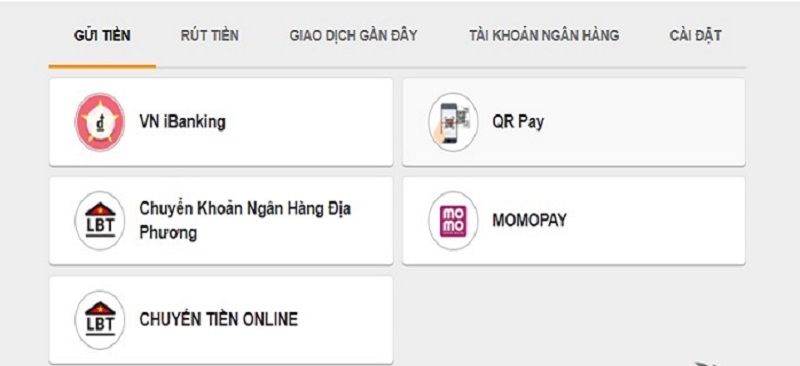 Các cách gửi tiền tại 188 Bet