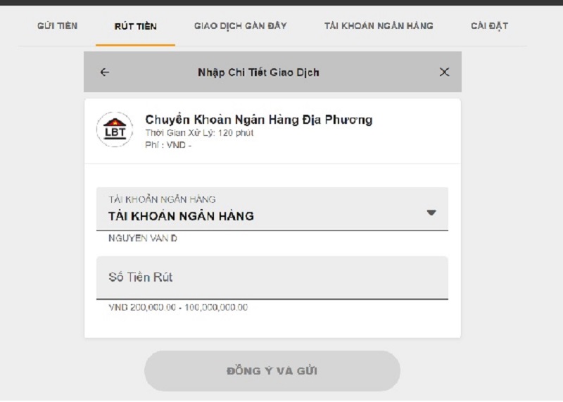 Nạp tiền qua nhiều hình thức